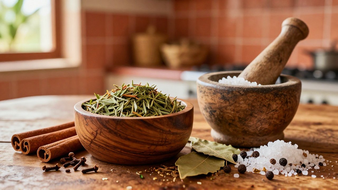Assorted dried spices